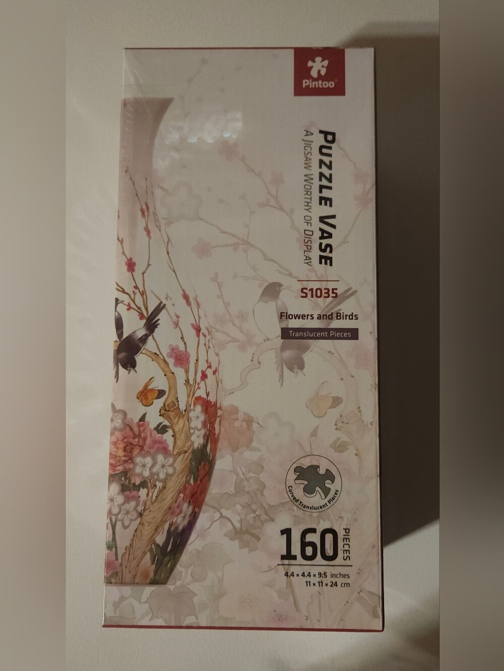 NEW! UNIQUE Puzzle Vase, Flowers and Birds!
